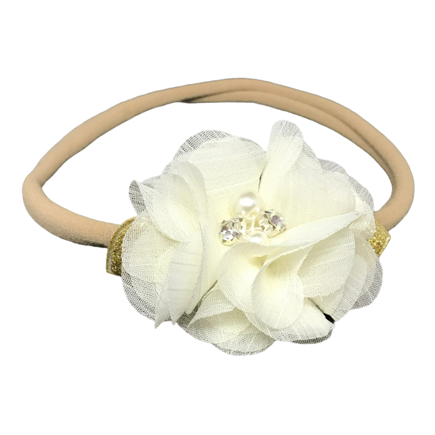 Ivory Flower Headband