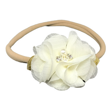 Load image into Gallery viewer, Ivory Flower Headband
