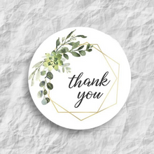 Load image into Gallery viewer, Boho Chic Thank You Stickers | 50pcs - Lavish &amp; Glamourous Designs

