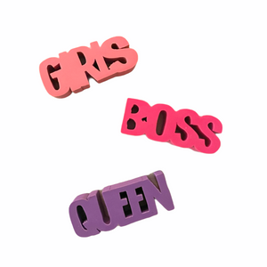Word Erasers | Set of 3 - Lavish & Glamourous Designs