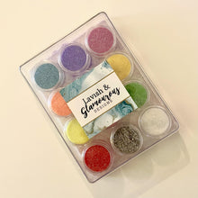 Load image into Gallery viewer, Glitter 12pc Kit | Pastel - Lavish &amp; Glamourous Designs
