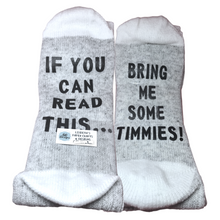Load image into Gallery viewer, Bring Me Timmies Novelty Socks

