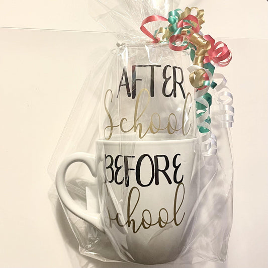 Teacher Mug & Wine Glass Set - Lavish & Glamourous Designs