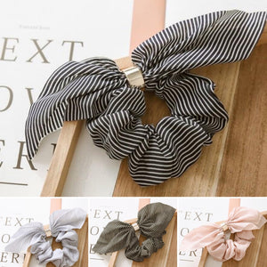 Pin Stripe Scrunchies