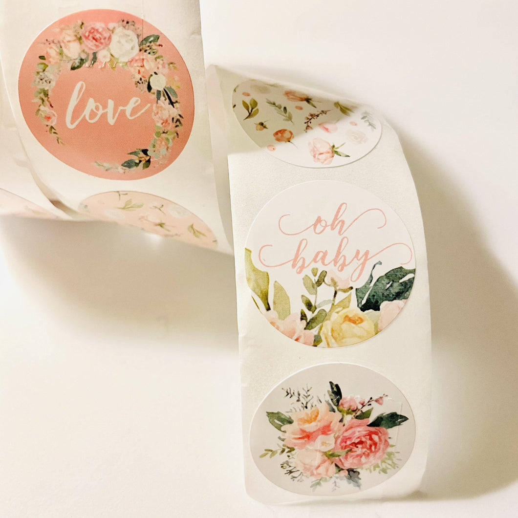 Oh Baby & Love Stickers | 50pcs - Lavish & Glamourous Designs