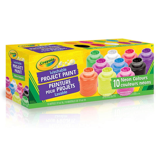 Crayola Washable Neon Paint | 10ct.