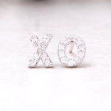 Load image into Gallery viewer, Crystal X O Studs - Lavish &amp; Glamourous Designs
