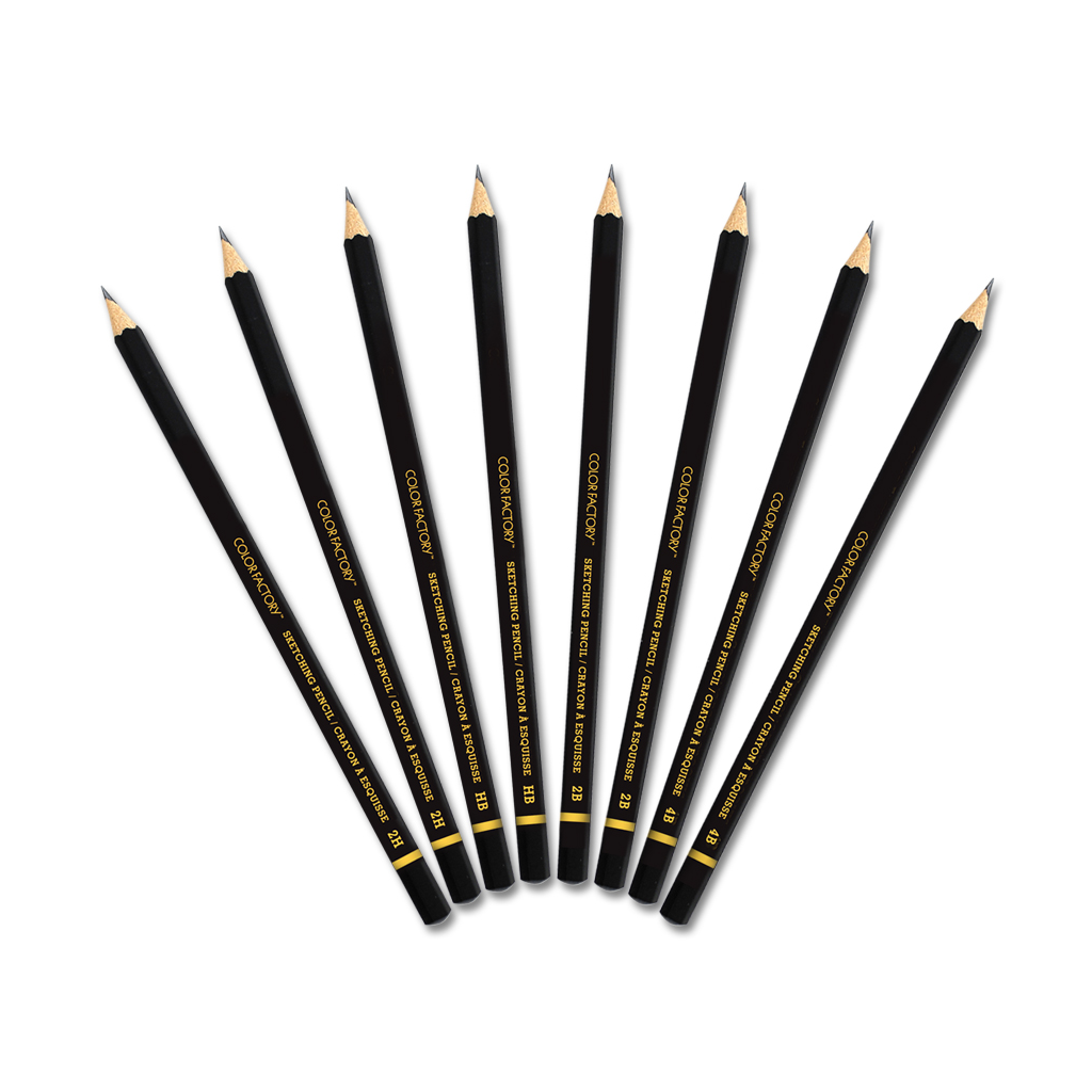 Sketching Pencils | 8 Pack - Lavish & Glamourous Designs